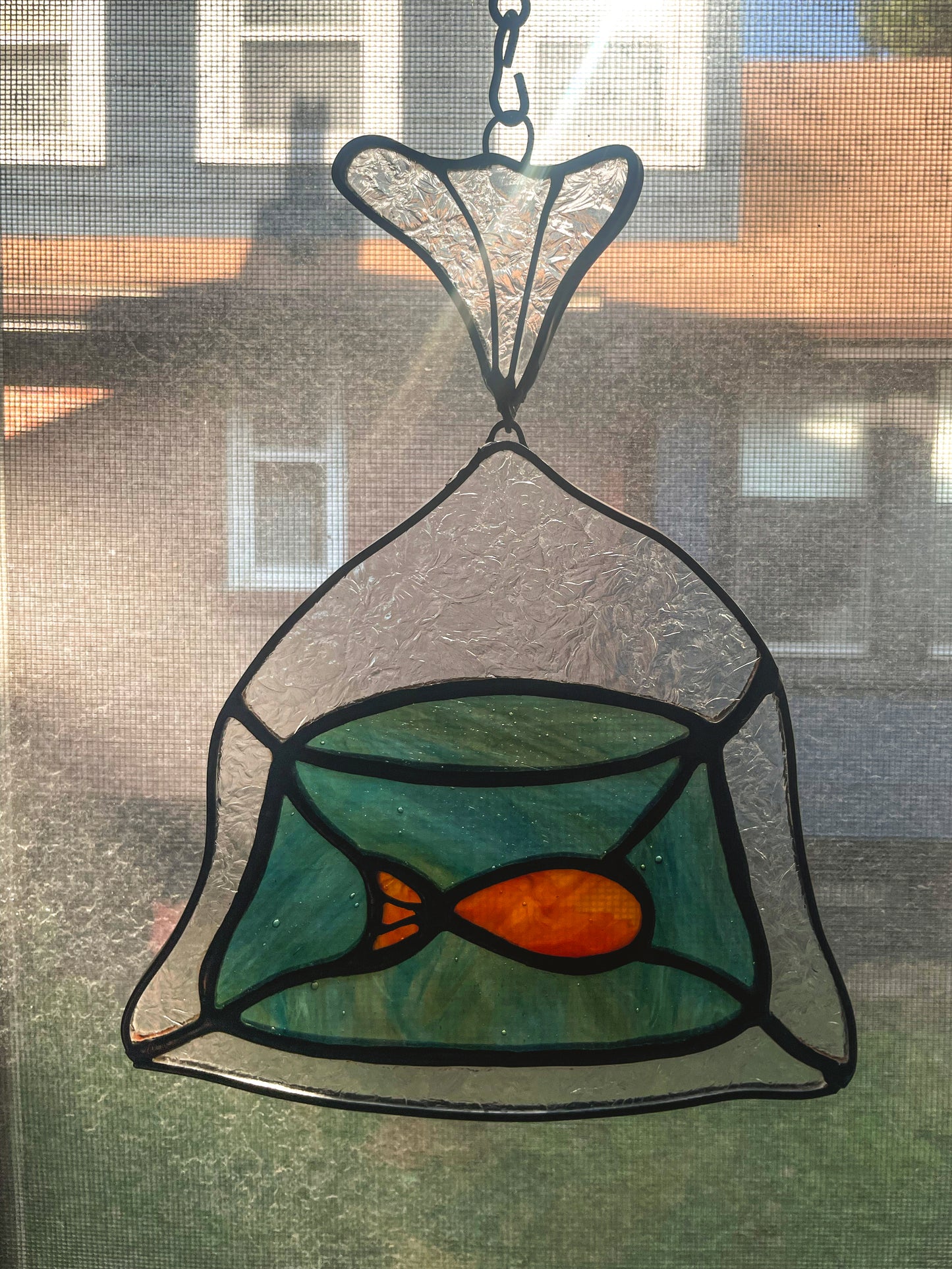 *Made to Order* Custom Pet Goldfish Suncatcher