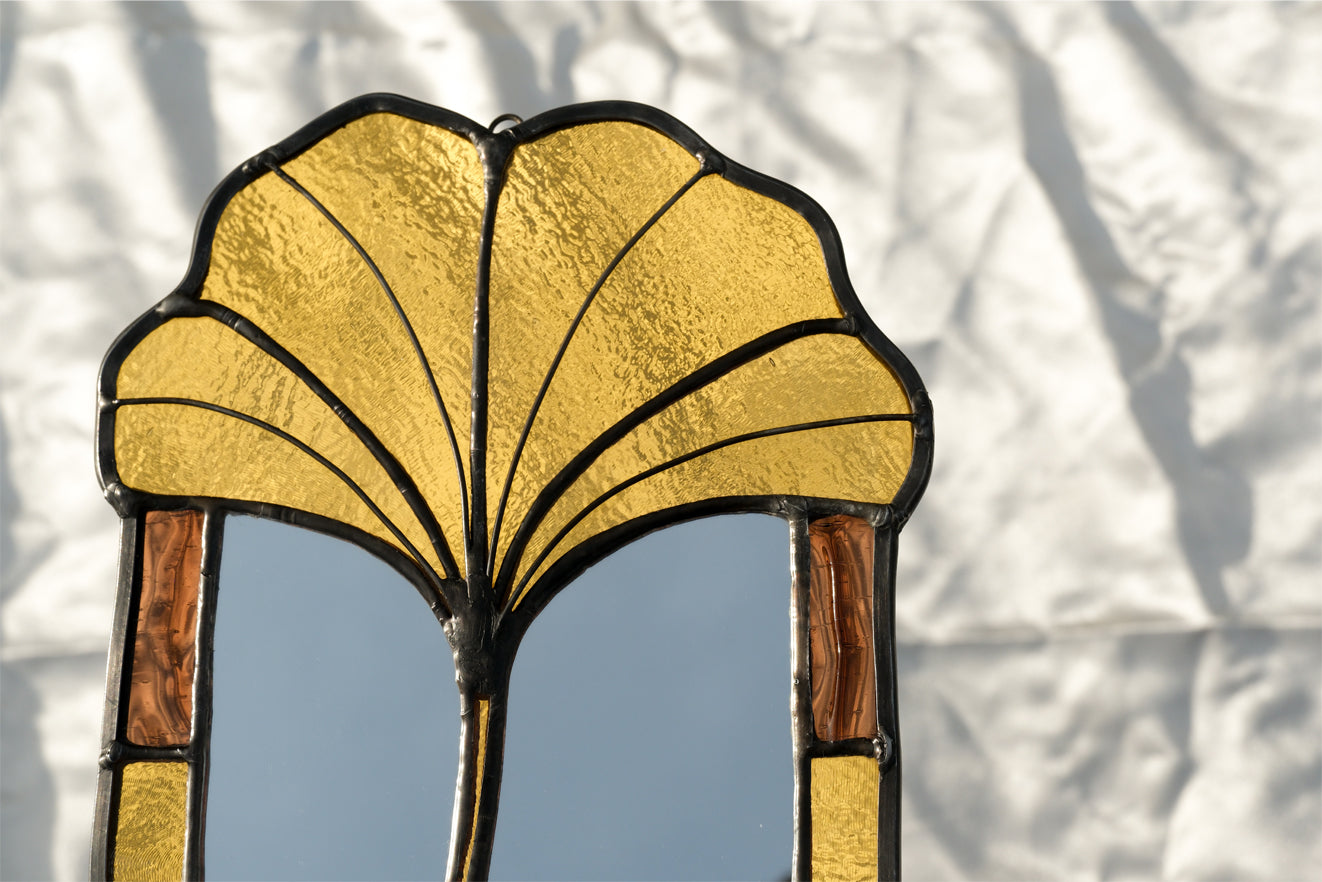 Ginkgo Leaf Mirror