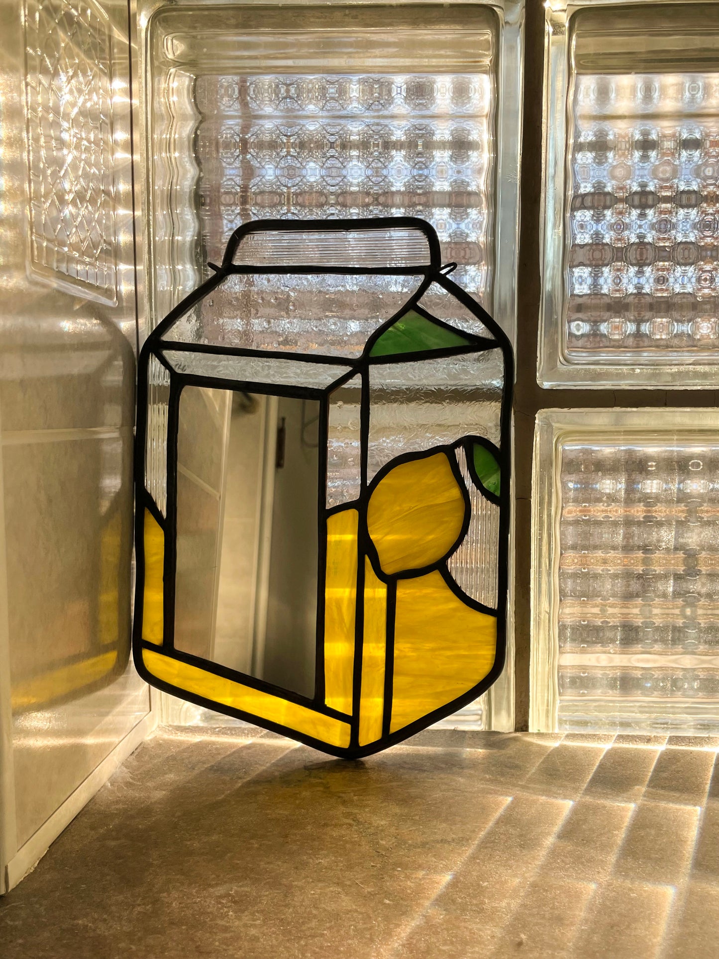 Lemonade Carton Mirror